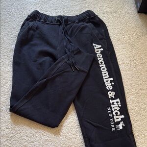 Abercrombie & Fitch Black Sweatpants